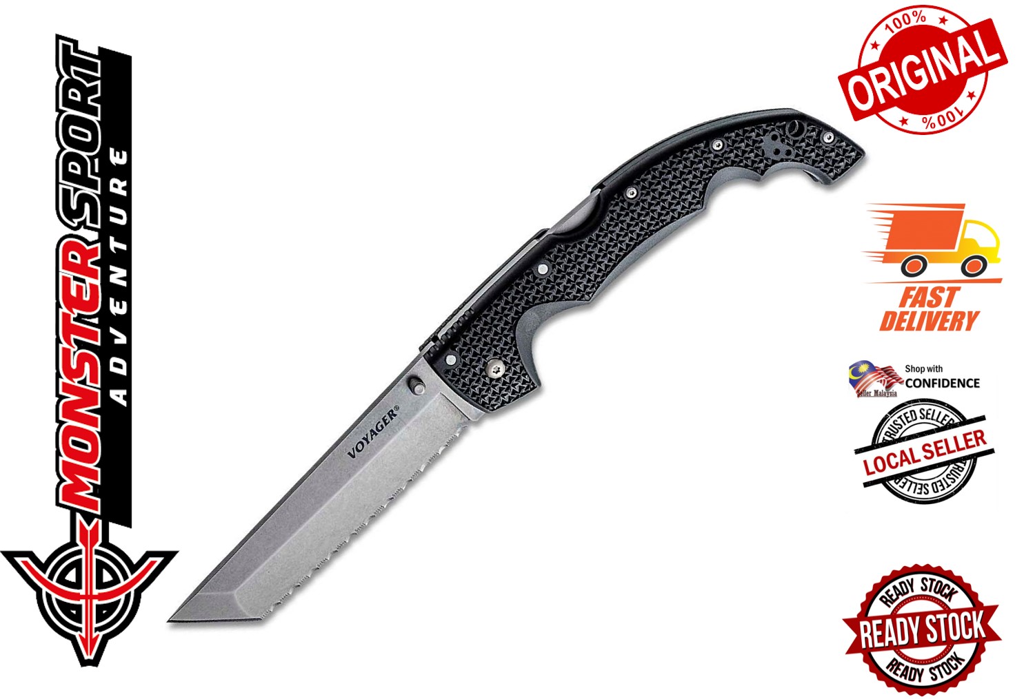 Cold Steel Voyager Extra Large XL Tanto Clip CS29AXT